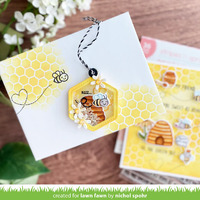 Lawn Fawn - Lawn Cuts - Honeycomb Shaker Gift Tag Dies - LF2926