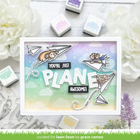 Lawn Fawn - Just Plane Awesome Stamp and Die Bundle