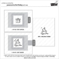 Lawn Fawn - Pawsome Birthday Stamp and Die Bundle