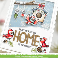 Lawn Fawn - Winter Birds Add-On Stamp and Die Bundle