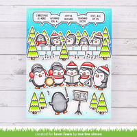 Lawn Fawn - Simply Celebrate Winter Critters Stamp and Die Bundle