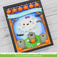 Lawn Fawn - Lawn Cuts - Tiny Gift Box Ghost Add-On - LF3250