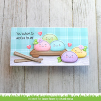Lawn Fawn - You Mean So Mochi - Stamp and Die Bundle