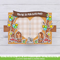 Lawn Fawn - Lawn Cuts - Ta-Da! Diorama! Heart Window Add-On Dies - LF3309