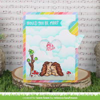 Lawn Fawn - Lawn Cuts - Magic Iris Heart Add-On Dies - LF3314