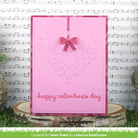 Lawn Fawn - Lawn Cuts - Heart Pouch Dotted Dotted Hearts Add-On Dies - LF3319
