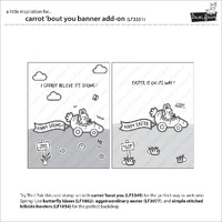 Lawn Fawn - Carrot ‘bout You Banner Add On - Stamp and Die Bundle