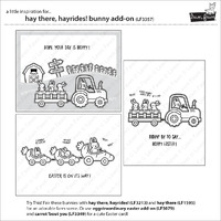 Lawn Fawn - Hay There, Hayrides! Bunny Add On - Stamp and Die Bundle