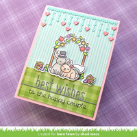 Lawn Fawn - Lawn Cuts - Best Wishes Line Border Die - LF3384