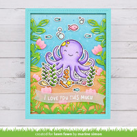 Lawn Fawn - Lawn Cuts - Flower Garden Backdrop Dies - LF3386