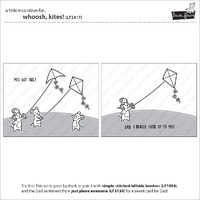 Lawn Fawn - Stamps - Whoosh, Kites! - LF3417