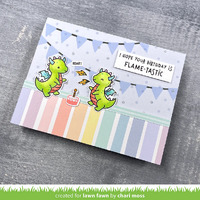 Lawn Fawn - Stamps - Little Dragon Flip-Flop - LF3427