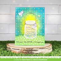 Lawn Fawn - Lawn Cuts - Quilted Star Backdrop - LF3451