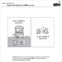Lawn Fawn - Stamps - Treat Cart Add-On: Coffee - LF3496