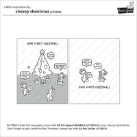 Lawn Fawn - Stamps - Cheesy Christmas - LF3500