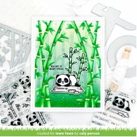 Lawn Fawn - Lawn Cuts - I Heart Pandas Add-On - LF3600