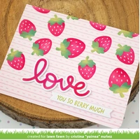 Lawn Fawn - Lawn Cuts - Scripty Love Outline Add-On Die - LF3615