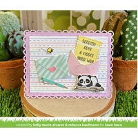 Lawn Fawn - Lawn Cuts - Lacy Rectangle Stackables Dies - LF3619