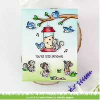 Lawn Fawn - Backyard Bird Feeder - Stamp and Die Bundle