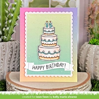 Lawn Fawn - Cake It Easy Add-On - Stamp and Die Bundle