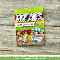 Lawn Fawn - Treat Cart Add-On: Tacos - Stamp and Die Bundle