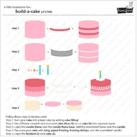 Lawn Fawn - Lawn Cuts - Build-A-Cake Dies - LF3799