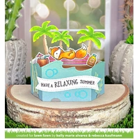 Lawn Fawn - Lawn Cuts - Platform Pop-Up Wave Wrap Around Die - LF3801