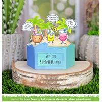 Lawn Fawn - Lawn Cuts - Platform Pop-Up Palm Tree Inserts Dies - LF3802