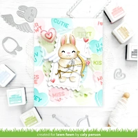 Lawn Lawn - Lawn Clippings - Candy Hearts Stencil - LF3967