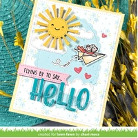 Lawn Fawn - Have A Mice Flight - Stamp and Die Bundle