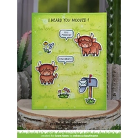 Lawn Fawn - Highland Cows! Add-On - Stamp and Die Bundle