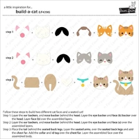 Lawn Fawn - Lawn Cuts - Build-A-Cat - LF4206