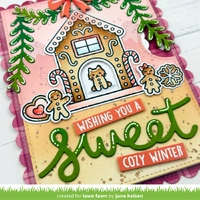 Lawn Fawn - Gingerbread House Add-On - Stamp and Die Bundle