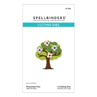 Spellbinders Die Flowering Tree Etched Dies S1-138