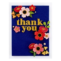 Spellbinders Die Thank You Etched Dies S1-155