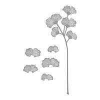 Spellbinders Die Sealed Gingko Etched Dies S3-462