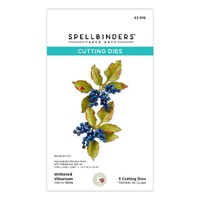 Spellbinders Die Withered Viburnum Etched Dies S3-516