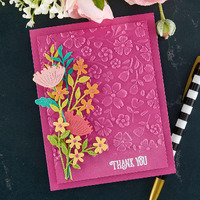 Spellbinders Die Sealed Wildflowers Etched Dies S4-1255