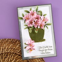 Spellbinders Die Azalea and Garden Pot Etched Dies S5-1636
