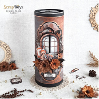 Rusty Pack Paper Pad - 12" x 12" (12 Sheets) By Scrap Boys