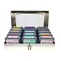 Tim Holtz Distress Oxide Ink Pad Storage Tin Holds 15 Ink Pads