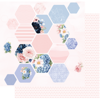 Uniquely Creative 12x12 Cardstock 210gsm Indigo Bloom