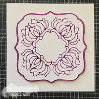 Ultimate Crafts Hotfoil Stamp Bohemian Bouquet Orchid Box 