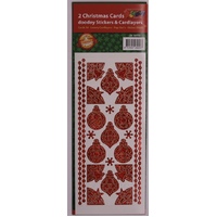 Doodey Luxury Cardlayers A6 Card Kit 2 Sets Christmas ZV70773