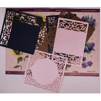 Doodey 6 Luxury Cardlayers + Decoupage Sheets 3D Flower ZV80657