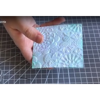 Sizzix 3D Textured Impressions Embossing Folder Doily 662265