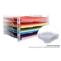We R Memory Keepers 12x12 Stackable Acrylic Paper Trays 4/pk 662587
