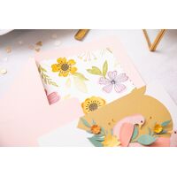 Sizzix Layered Clear Stamps Set 13PK Blossoms