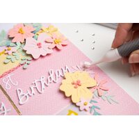 Sizzix Thinlits Die Set 15PK - Floral Cluster by Jess Slack 666118
