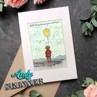Creative Expressions Andy Skinner The Places You Will Go 3.5in x 5.25in Pre-Cut Rubber Stamp
